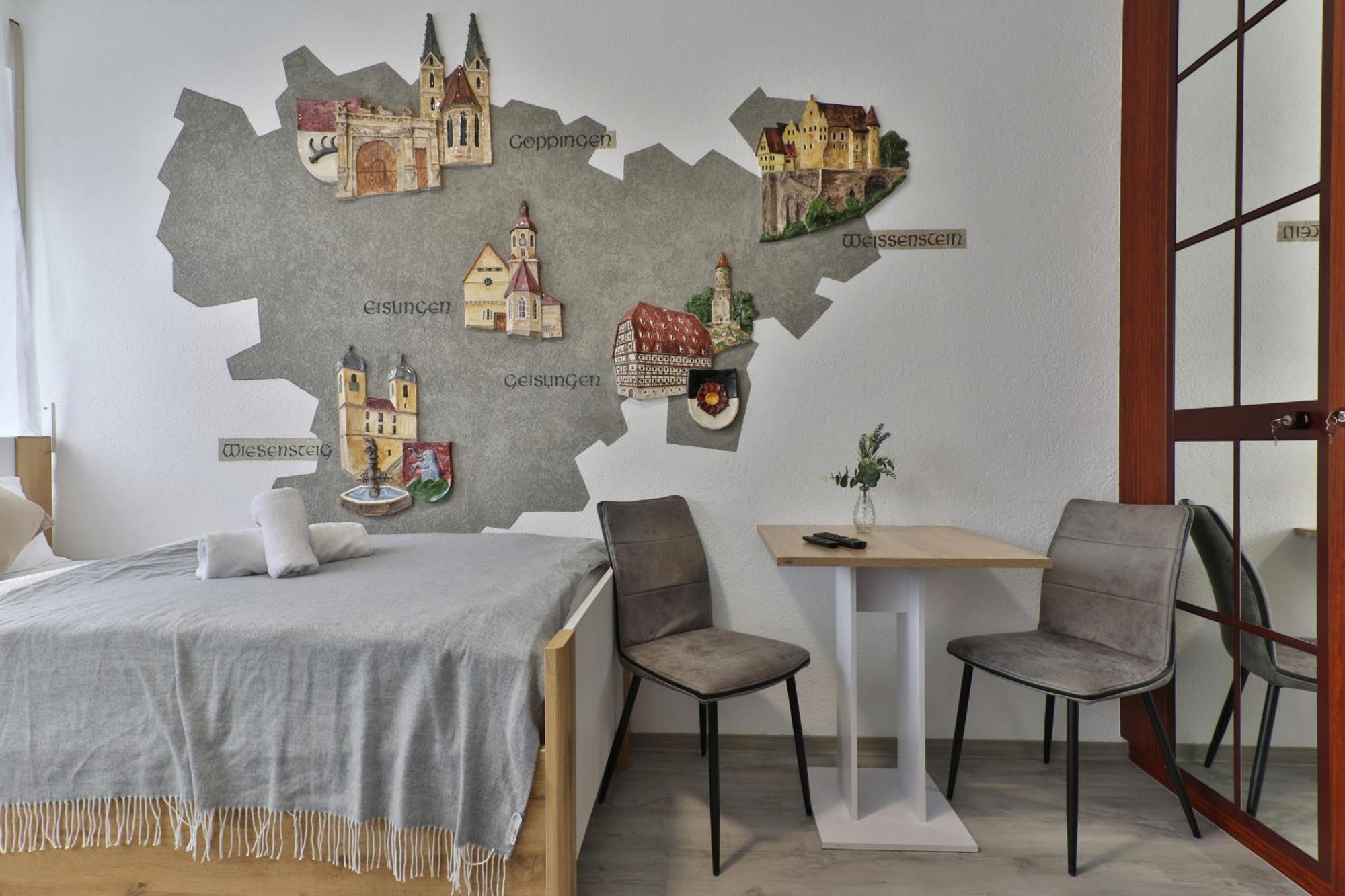 Moderne Ferienwohnungen - Service Wie Im Hotel Goppingen Bagian luar foto